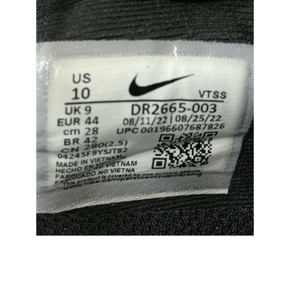 Nike ReactX Infinity Run 4 In Oreo Colorway DR2665-003 Men's Size 10 No Box - Picture 8 of 8